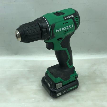 HiKOKI ハイコーキ 電動工具 ドライバドリル 充電池1個付 DS12DD グリーン