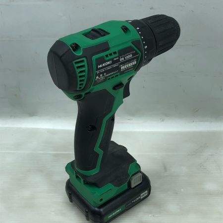  HiKOKI ハイコーキ 電動工具 ドライバドリル 充電池1個付 DS12DD グリーン