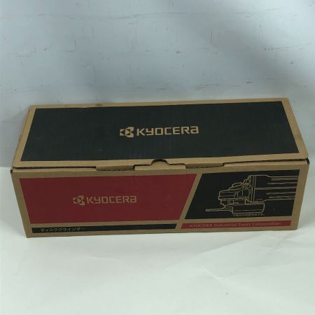  KYOCERA キョウセラ 電動工具 ディスクグラインダー AG1061 ブラック