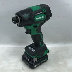 ◇◇ HiKOKI ハイコーキ 電動工具 インパクトドライバ 充電池1個付 WHP12DA グリーン Cランク