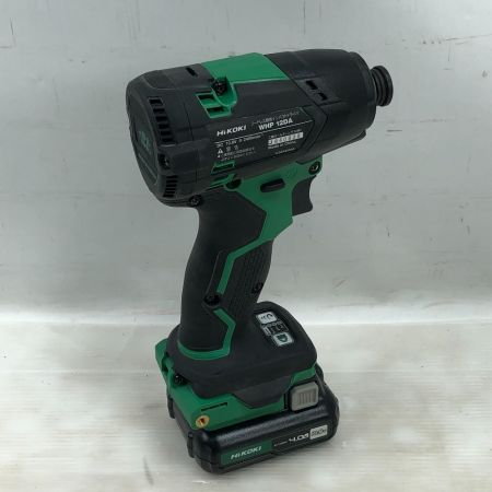  HiKOKI ハイコーキ 電動工具 インパクトドライバ 充電池1個付 WHP12DA グリーン