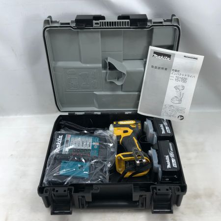  MAKITA マキタ 電動工具 インパクトドライバ 未使用品(S) 付属品完備 コードレス式 TD172DGXFY イエロー