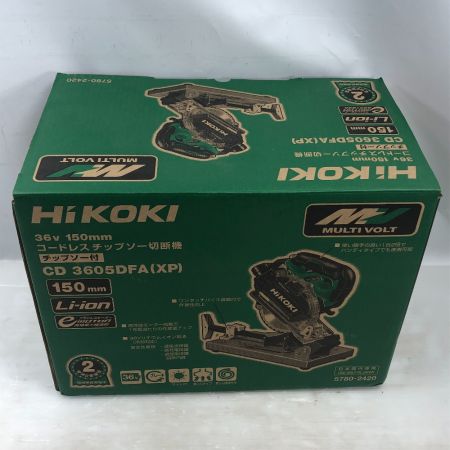  HITACHI 日立 電動工具 チップソー切断機 CD3605DFA(XP) グリーン