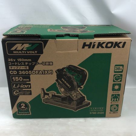  HITACHI 日立 電動工具 チップソー切断機 CD3605DFA(XP) グリーン