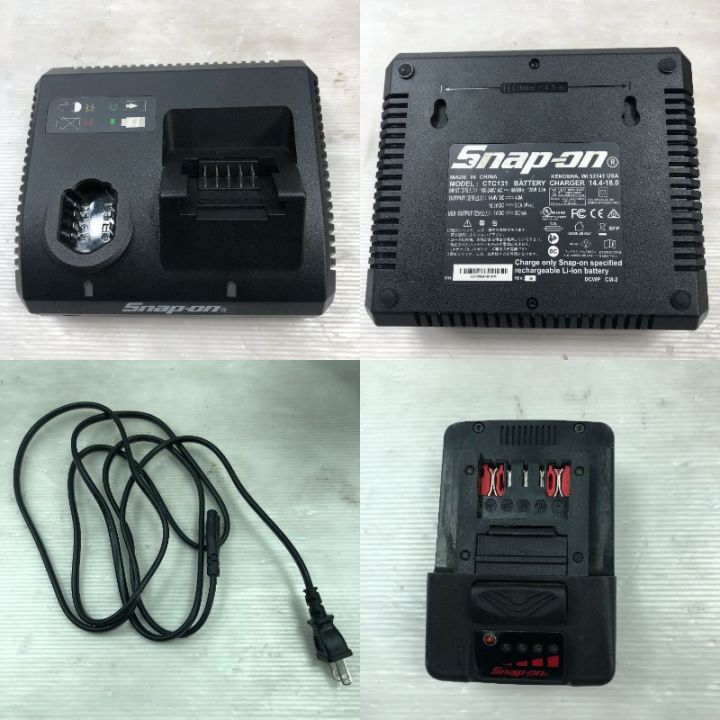 Snap-on スナップオン 電動工具 インパクトレンチ 充電器・充電池2個付