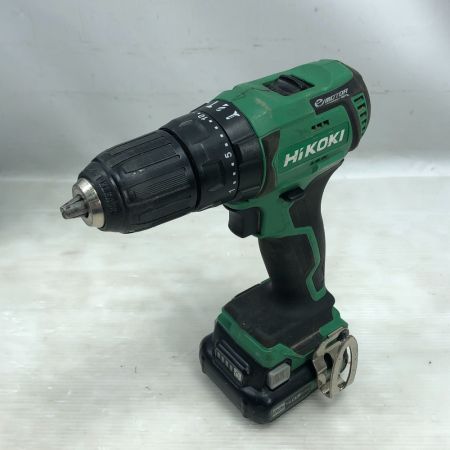  HiKOKI ハイコーキ 電動工具 ドライバドリル 充電器・充電池2個・ケース付 DV12DD グリーン