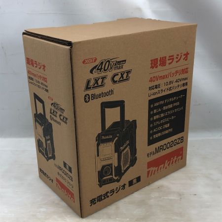  MAKITA マキタ 電動工具 充電式ラジオ MR002GZB ブラック