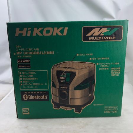  HiKOKI ハイコーキ 電動工具 集じん機 未使用品(S) 付属品完備 コードレス式 RP3608DB グリーン