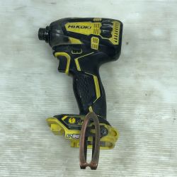 ◇◇ HiKOKI ハイコーキ 電動工具 インパクトドライバ WH36DA イエロー Cランク