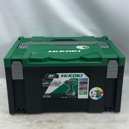  HiKOKI ハイコーキ 電動工具 インパクトレンチ 未使用品(S) 充電器・充電池2個・ケース付 WR36DF グリーン