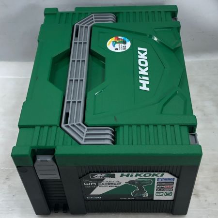  HiKOKI ハイコーキ 電動工具 インパクトレンチ 未使用品(S) 充電器・充電池2個・ケース付 WR36DF グリーン