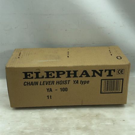  ELEPHANT エレファント 工具関連用品 レバーブロック YA-100 オレンジ