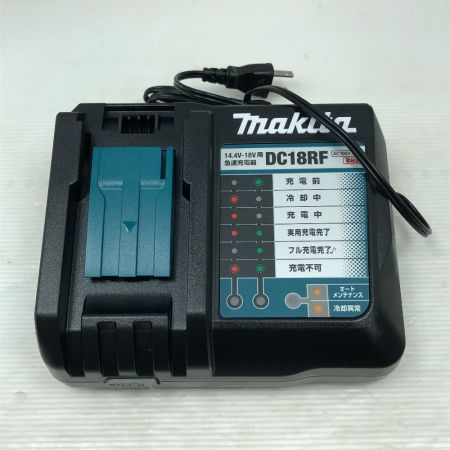  MAKITA マキタ 電動工具 急速充電器 程度A 本体のみ 100v DC18RF ブラック