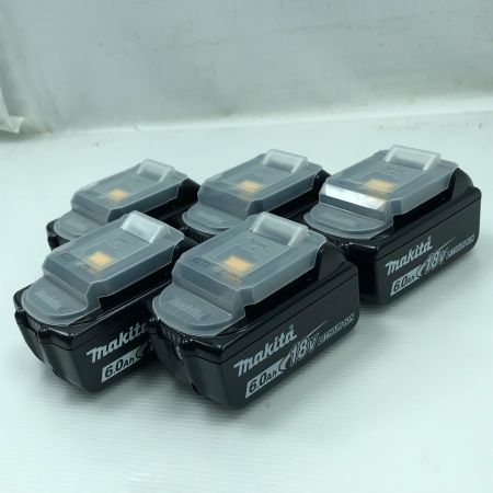  MAKITA マキタ 電動工具 バッテリー 5個セット BL1860B ブラック