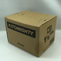 ◇◇ KITO キトー 工具関連用品 チェーンブロック 未使用品(S) 本体のみ CB015 オレンジ Sランク