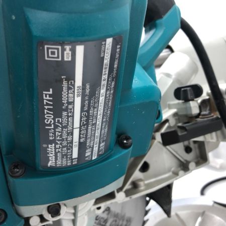  MAKITA マキタ 電動工具 卓上丸ノコ LS0717FL ブルー
