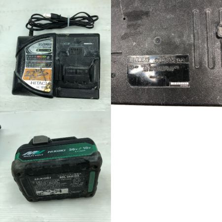  HiKOKI ハイコーキ 電動工具 インパクトドライバ  充電器・充電池2個 WH36DC グリーン