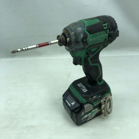  HiKOKI ハイコーキ 電動工具 インパクトドライバ  充電器・充電池2個 WH36DC グリーン