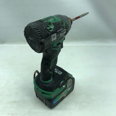  HiKOKI ハイコーキ 電動工具 インパクトドライバ  充電器・充電池2個 WH36DC グリーン