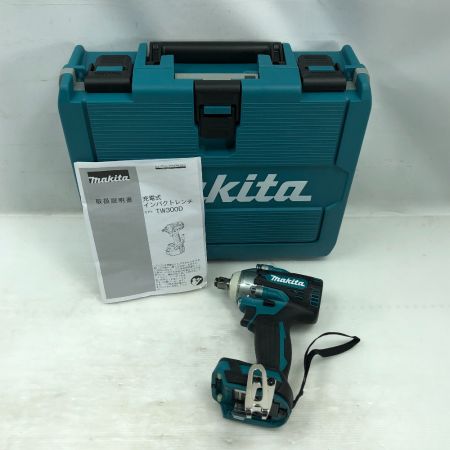 MAKITA マキタ 電動工具 インパクトレンチ ケース付 コードレス式 TW300D ブルー