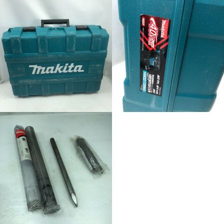  MAKITA マキタ 電動工具 ハンマ 充電器・充電池2個・ケース付 コードレス式 HM001GRMX ブルー