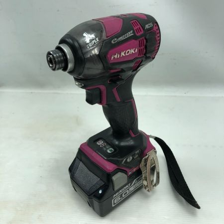  HiKOKI ハイコーキ 電動工具 インパクトドライバ 充電器・充電池2個・ケース付 WH18DDL2 バイオレット