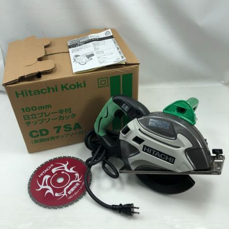  HITACHI 日立 電動工具 チップソーカッター CD7SA グリーン