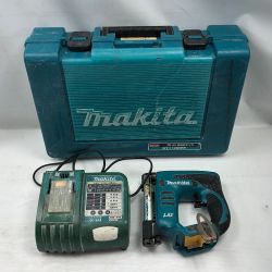 ◇◇ MAKITA マキタ 電動工具 タッカ 充電器・ケース付 コードレス式 14.4v ST110D ブルー Cランク