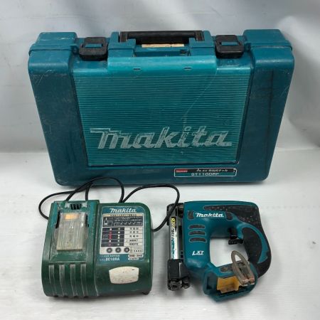  MAKITA マキタ 電動工具 タッカ 充電器・ケース付 コードレス式 14.4v ST110D ブルー