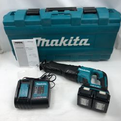 ◇◇ MAKITA マキタ 電動工具 レシプロソー 充電器・充電池2個付 コードレス式 JR360DZK ブルー Cランク