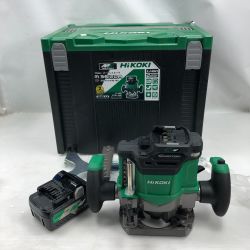 ◇◇ HiKOKI ハイコーキ 電動工具 コードレスルーター 充電池1個・ケース付 コードレス式 M3612DA グリーン Bランク