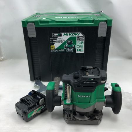  HiKOKI ハイコーキ 電動工具 コードレスルーター 充電池1個・ケース付 コードレス式 M3612DA グリーン