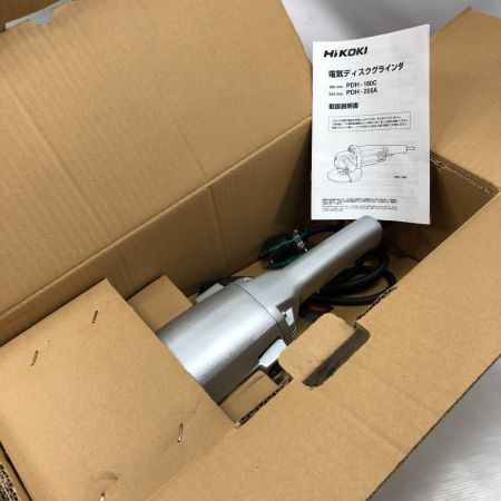  HiKOKI ハイコーキ 電動工具 ディスクグラインダー 未使用品(S) PDH-180C シルバー