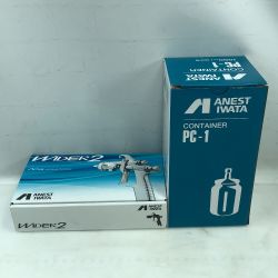 ◇◇ ANEST IWATA 工具 エアツール スプレーガン 未使用品(S) WIDER2/PC-1 シルバー Sランク