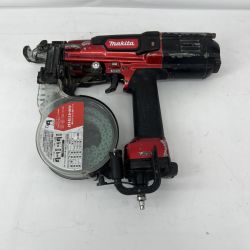 〇〇 MAKITA マキタ 工具 エアツール エア釘打ち AR411HR レッド 本体のみ Cランク