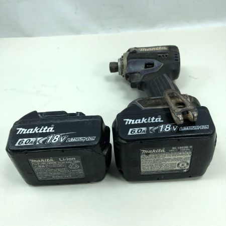  MAKITA マキタ 電動工具 インパクトドライバ 充電器・充電池2個・ケース付 コードレス式 TD171D ネイビー