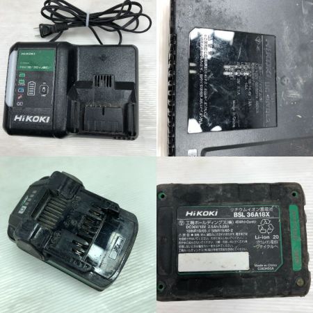  HiKOKI ハイコーキ 電動工具 コードレスセーバーソー 充電器・充電池1個・ケース付 CR36DMA グリーン