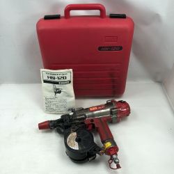 ◇◇ MAX マックス 工具 エアツール エア釘打ち ケース付 HN-120 レッド Cランク