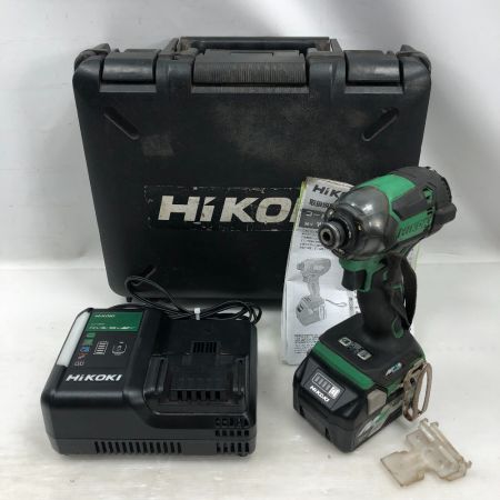  HiKOKI ハイコーキ 電動工具 インパクトドライバ 充電器・充電池1個付 WH36DC グリーン