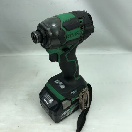  HiKOKI ハイコーキ 電動工具 インパクトドライバ 充電器・充電池1個付 WH36DC グリーン