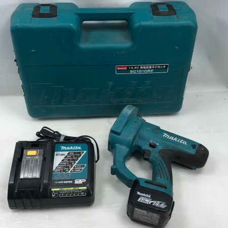  MAKITA マキタ 電動工具 充電式全ネジカッタ  充電器・充電池1個・ケース付 SC101DRF ブルー