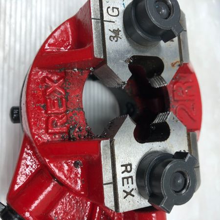  REX レッキス 電動工具 ネジ切り機 ケース付 2R レッド