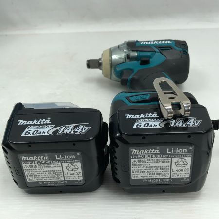  MAKITA マキタ 電動工具 インパクトレンチ 充電器・充電池2個・ケース付 コードレス式 TW284DRGX ブルー