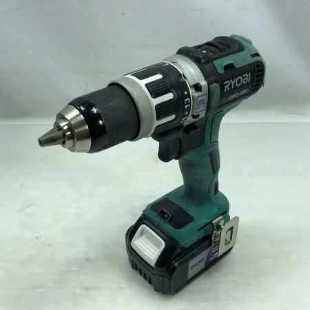  RYOBI リョービ 電動工具 ドライバドリル 充電池1個 ケース付 BPD-180 グリーン