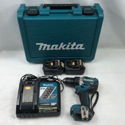 ◇◇ MAKITA マキタ 電動工具 ドライバドリル 充電器・充電池2個付 DF484DRGX ブルー Cランク