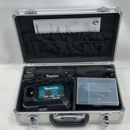  MAKITA マキタ 電動工具 インパクトドライバ 充電器・充電池2個・ケース付 TD022D ブラック