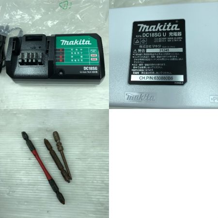 MAKITA マキタ 電動工具 インパクトドライバ 充電器・充電池2個・ケース付 MTD002D グリーン