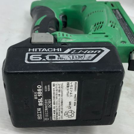  HITACHI 日立 電動工具 充電式タッカ 充電池1個付 N18DSL グリーン