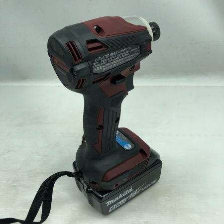  MAKITA マキタ 電動工具 インパクトドライバ 充電器・充電池1個・ケース付 TD172DGXAR レッド