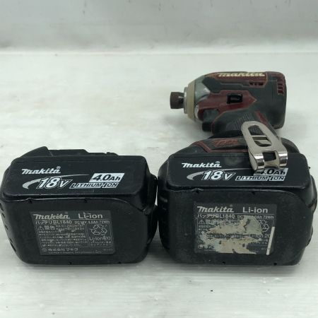  MAKITA マキタ 電動工具 インパクトドライバ 充電器・充電池2個付 TD170D ブラウン